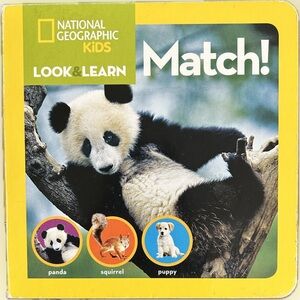 60% OFF BUNDLE DEAL🎄National Geographic Look & Learn Match! Board Book